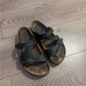 Birkenstock Black Strappy Sandals Size 38/ US 7 Women’s
